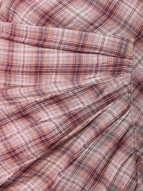 MARANT ÉTOILE asymmetric tied maxi dress - Red - zdjęcie produktu nr 2