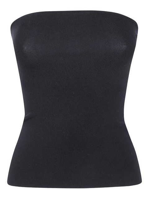 ENTIRE STUDIOS ribbed-knit strapless top - Black - zdjęcie produktu nr 1
