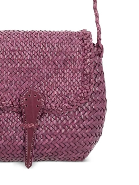 DRAGON DIFFUSION mini City woven braided shoulder bag - Purple - zdjęcie produktu nr 2