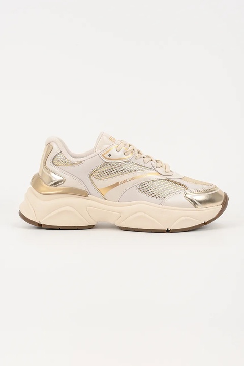 Karl Lagerfeld sneakersy KOMET damskie kolor beżowy KL65624M - zdjęcie produktu nr 1