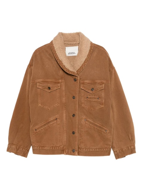 ISABEL MARANT Pimia denim jacket - Brown - zdjęcie produktu nr 1