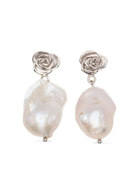 Magda Butrym Rose pearl earrings - Silver - zdjęcie produktu nr 1