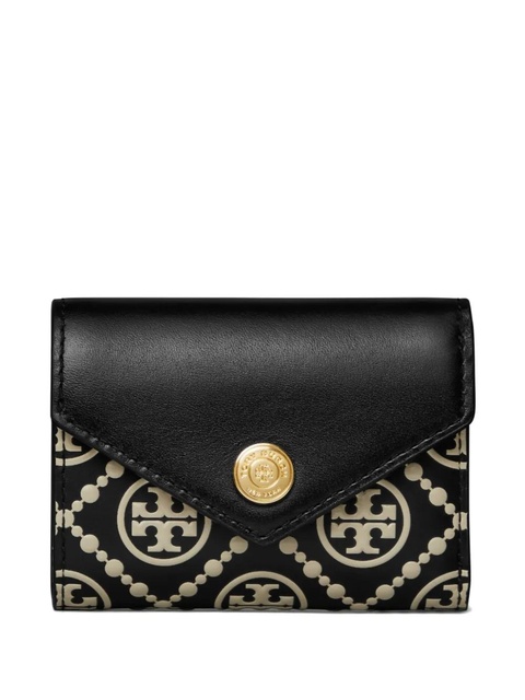 Tory Burch monogram-pattern wallet - Black - zdjęcie produktu nr 1
