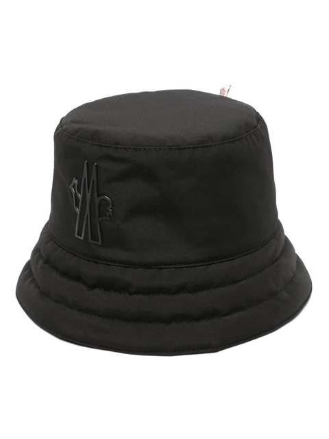 Moncler Grenoble logo-patch Gore-Tex bucket hat - Black - zdjęcie produktu nr 1