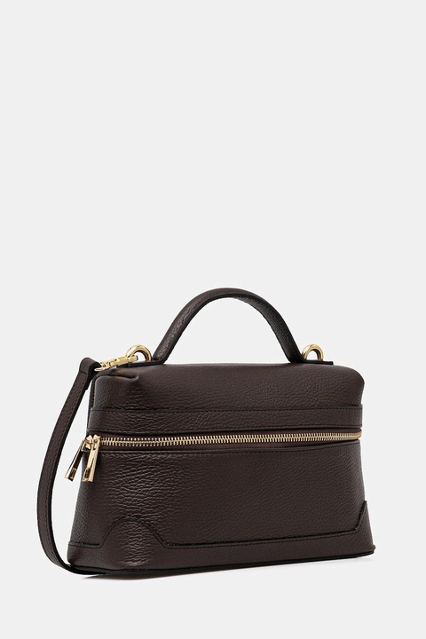 Answear.LAB torebka skórzana kolor brązowy - zdjęcie produktu nr 2