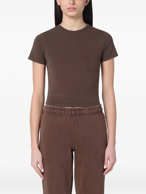 ENTIRE STUDIOS cropped T-shirt - Brown - zdjęcie produktu nr 1