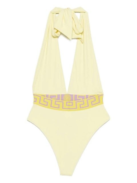 Versace Greca halterneck swimsuit - Yellow - zdjęcie produktu nr 2