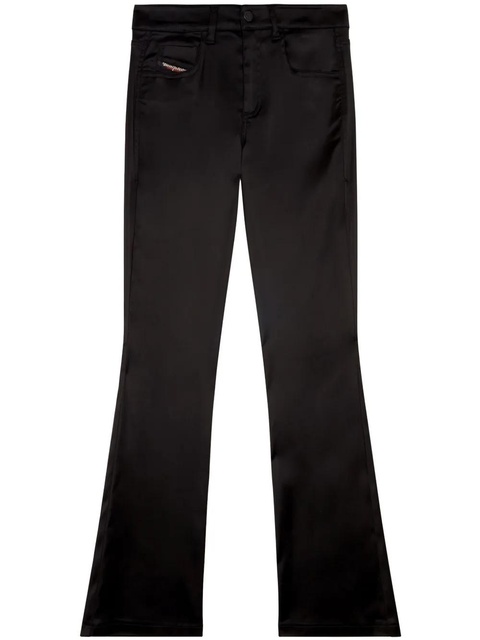 Diesel P-Ebbey mid-rise flared trousers - Black - zdjęcie produktu nr 1