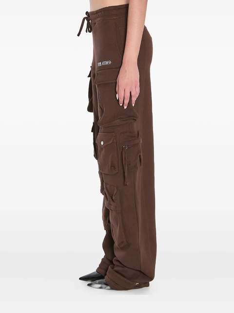 The Attico Fern elasticated-waist cargo pants - Brown - zdjęcie produktu nr 2