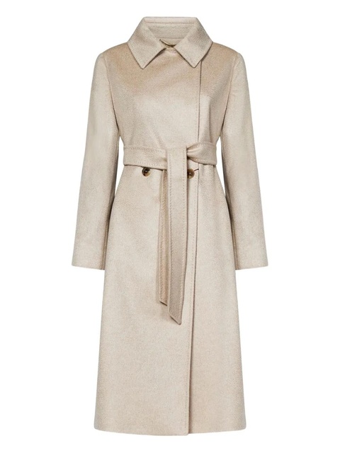 Max Mara double-breasted coat - Neutrals - zdjęcie produktu nr 2