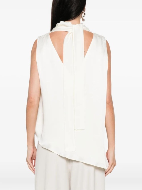 Róhe cowl-neck sleeveless top - Neutrals - zdjęcie produktu nr 2