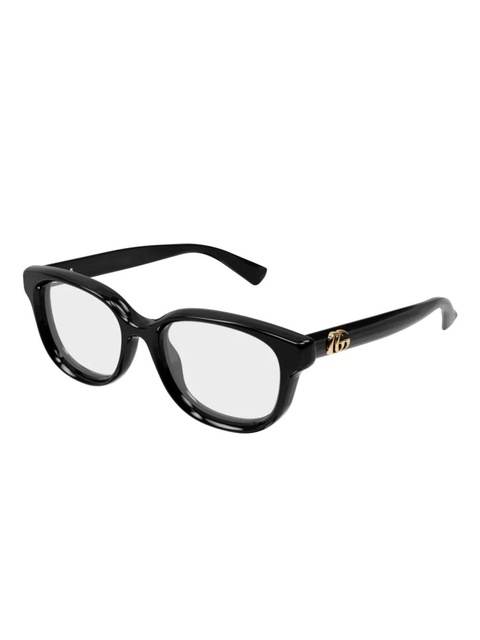 Gucci Eyewear geometric logo-temples glasses - Black - zdjęcie produktu nr 2