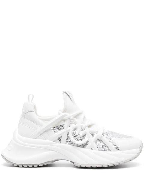 PINKO Love Birds-embellished sneakers - White - zdjęcie produktu nr 1