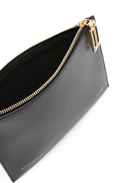 Victoria Beckham B Frame leather clutch bag - Black - zdjęcie produktu nr 2