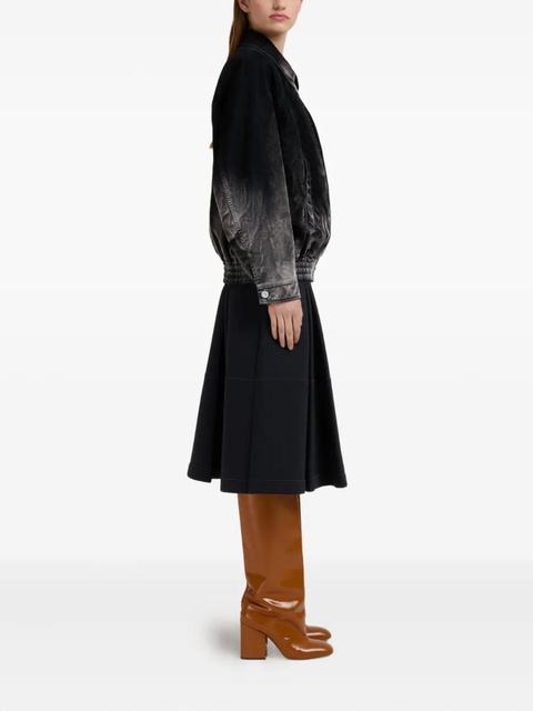 Marni pleated midi skirt - Black - zdjęcie produktu nr 2
