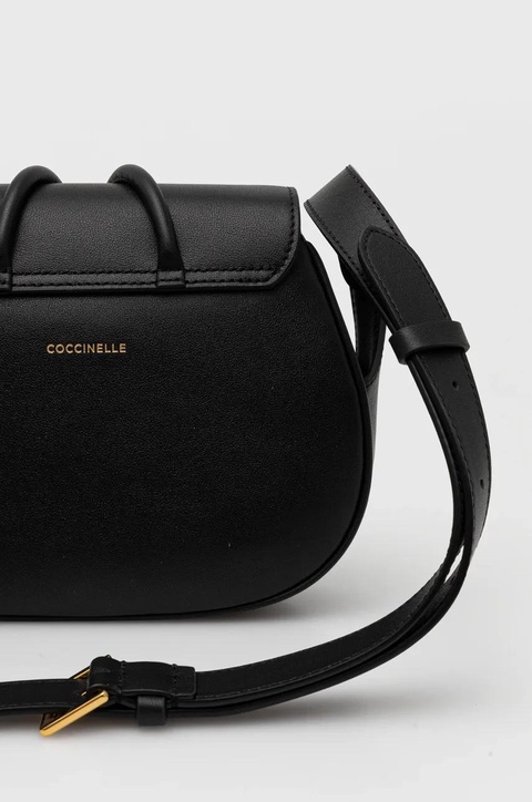 Coccinelle torebka COCCINELLECARMY kolor czarny SGF 15 01 01 - zdjęcie produktu nr 2