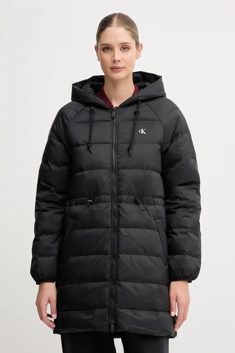 Calvin Klein Jeans kurtka kolor czarny przejściowa LV047C523G - zdjęcie produktu nr 1