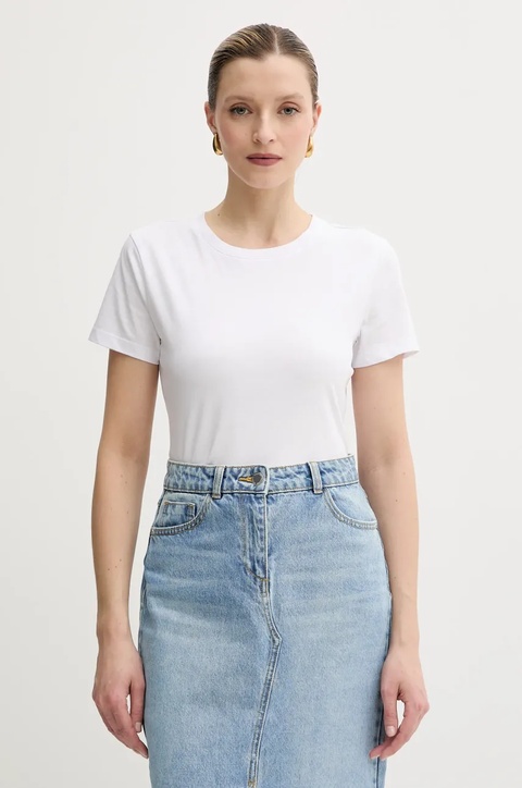 Armani Exchange t-shirt bawełniany damski kolor biały XW000528 AF10356 - zdjęcie produktu nr 1