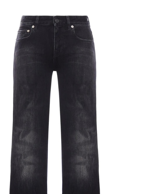 Balenciaga faded wide-leg trousers - Black - zdjęcie produktu nr 1