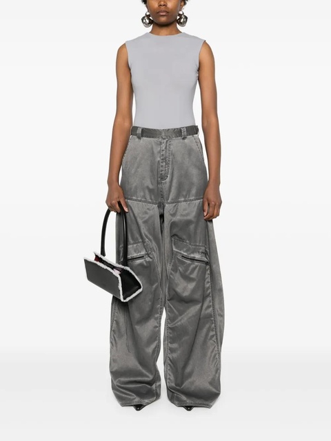 ENTIRE STUDIOS round-neck sleeveless bodysuit - Grey - zdjęcie produktu nr 2