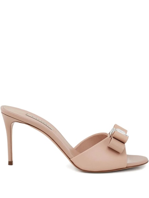 Casadei 85mm Julia crystal-detail slides - Neutrals - zdjęcie produktu nr 1