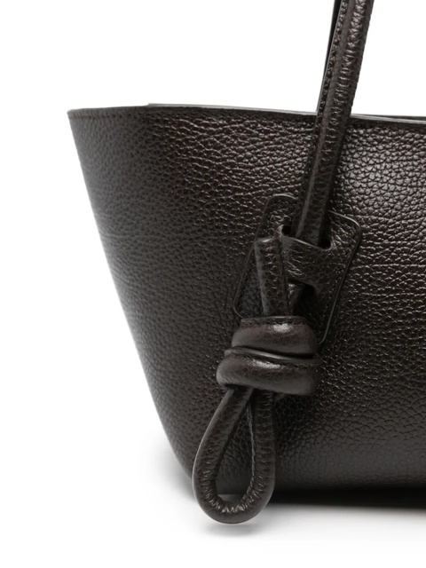 Hereu Fleca knotted leather shoulder bag - Brown - zdjęcie produktu nr 2