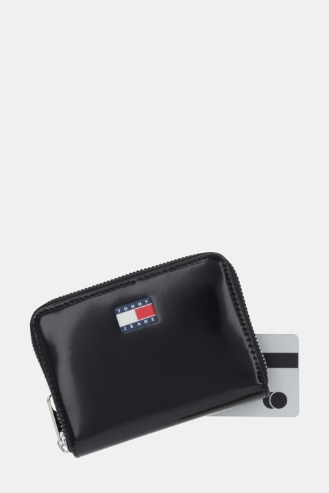 Tommy Jeans portfel damski kolor czarny AW0AW18090 - zdjęcie produktu nr 2