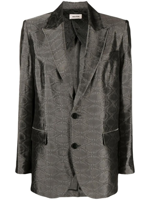 Zadig&Voltaire Vegy jacquard blazer - Silver - zdjęcie produktu nr 1