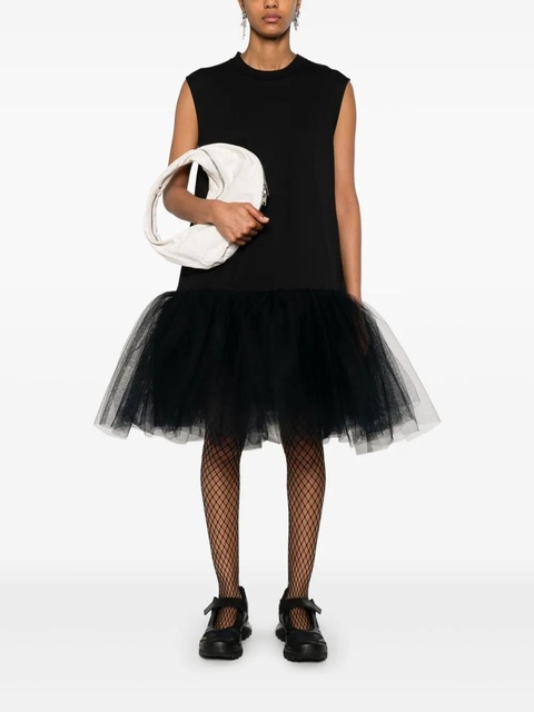 Simone Rocha tulle-trim dress - Black - zdjęcie produktu nr 2