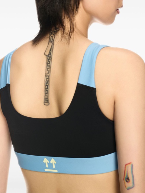 Off-White colour-block sports bra - Black - zdjęcie produktu nr 2