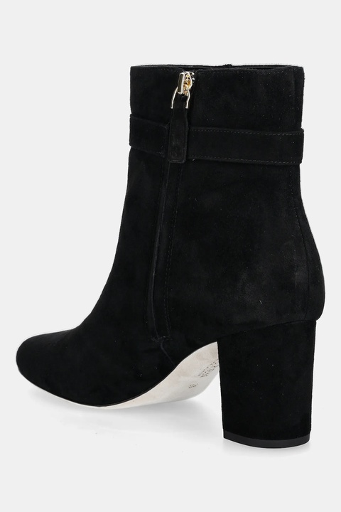 Lauren Ralph Lauren botki zamszowe Kellie Bt Hl kolor czarny na słupku 802967827001 - zdjęcie produktu nr 2