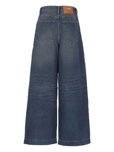 Simone Rocha distressed jeans - Blue - zdjęcie produktu nr 1