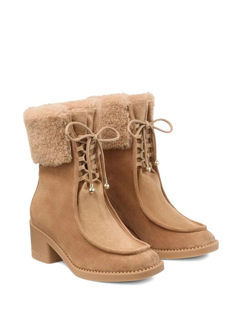 Jimmy Choo 60mm Hali boots - Brown - zdjęcie produktu nr 1