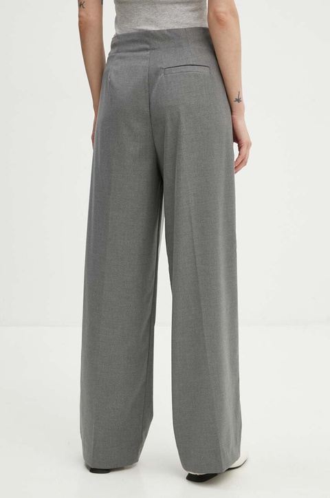 2NDDAY spodnie 2ND Carter - Classic Tailorin damskie kolor szary proste high waist 2244160169 - zdjęcie produktu nr 2