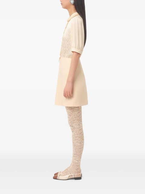Valentino Garavani Crepe Couture mini dress - Neutrals - zdjęcie produktu nr 2