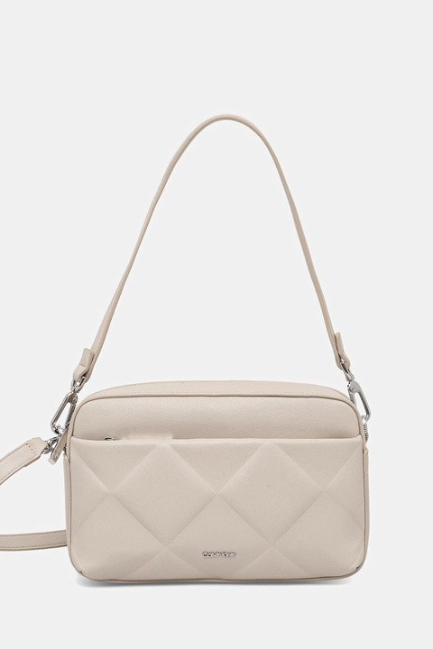 Calvin Klein torebka kolor beżowy K60K612907 - zdjęcie produktu nr 1
