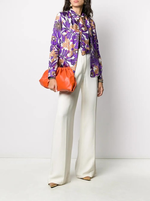 Victoria Beckham high-waisted wide leg trousers - White - zdjęcie produktu nr 2