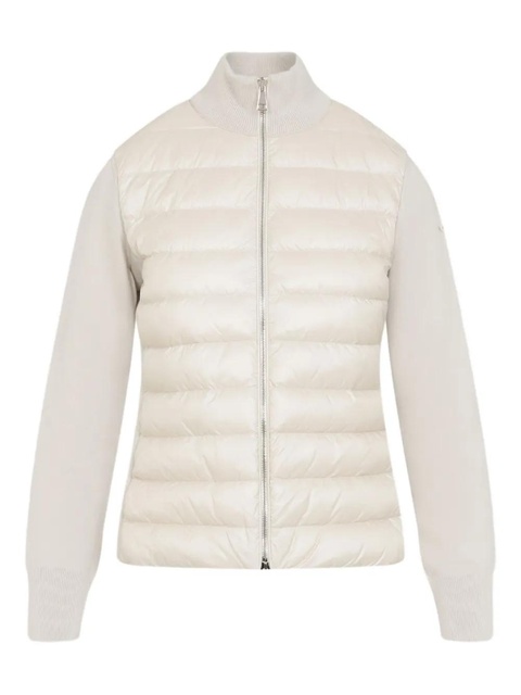Moncler quilted knit-panel jacket - White - zdjęcie produktu nr 1