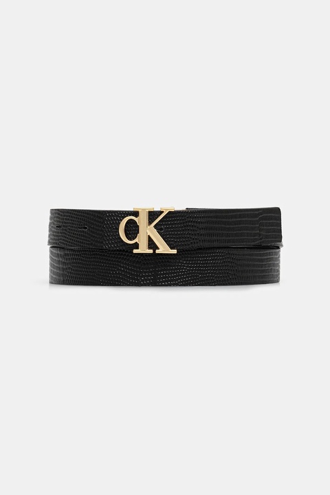 Calvin Klein pasek dwustronny damski kolor czarny LV04F7040G - zdjęcie produktu nr 1
