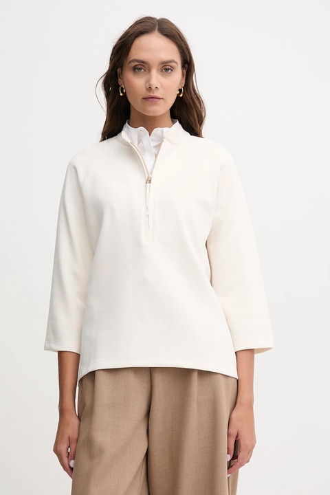 Joop! bluza damska kolor beżowy gładka 30048596 - zdjęcie produktu nr 1