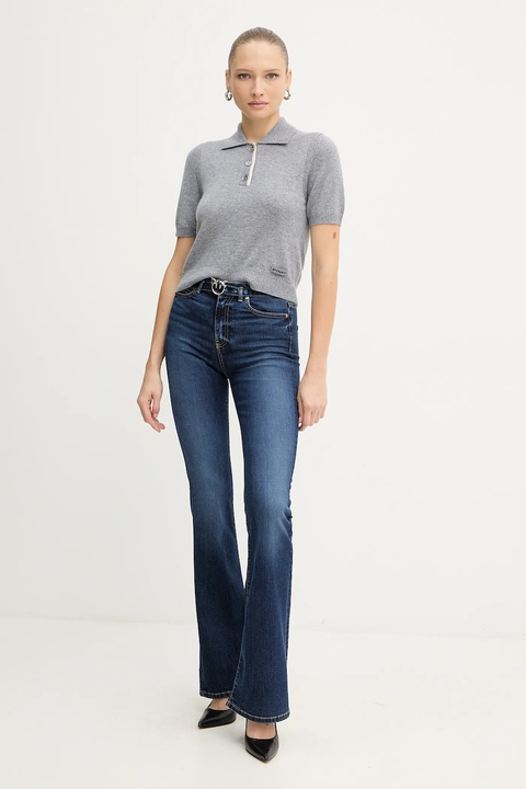 Pinko jeansy damskie high waist 100166 A2RX - zdjęcie produktu nr 2
