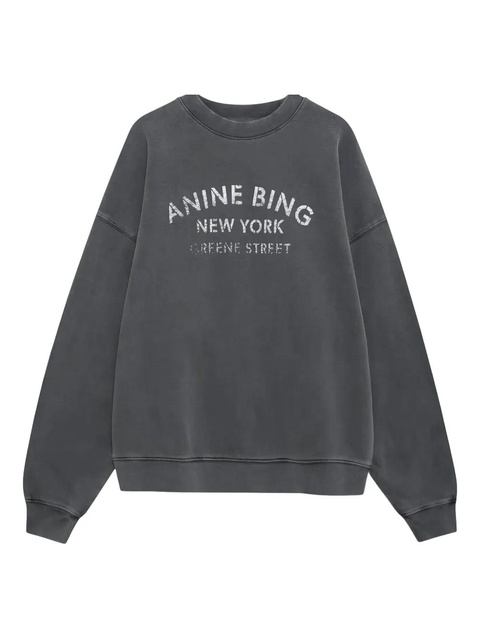 ANINE BING logo-print sweatshirt - Grey - zdjęcie produktu nr 2