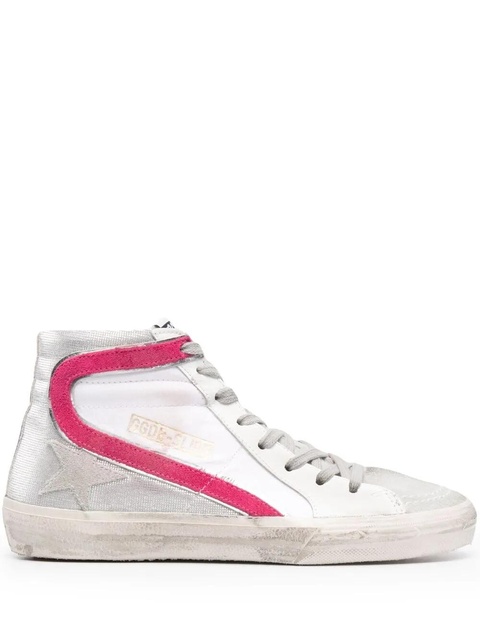 Golden Goose Slide high-top sneakers - Silver - zdjęcie produktu nr 1