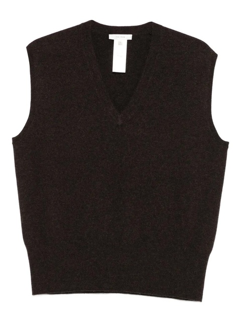 The Row V-neck sleeveless pullover - Brown - zdjęcie produktu nr 1