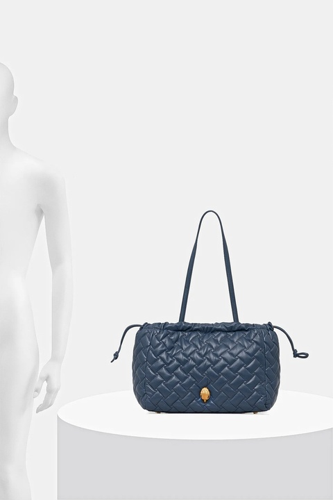 Kurt Geiger London torebka skórzana KENSINGTON kolor granatowy 4370889109 - zdjęcie produktu nr 2