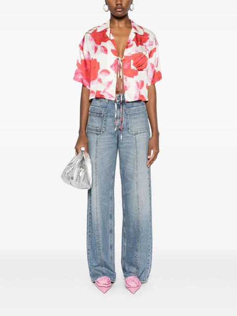 Blumarine floral-print shirt - Neutrals - zdjęcie produktu nr 2