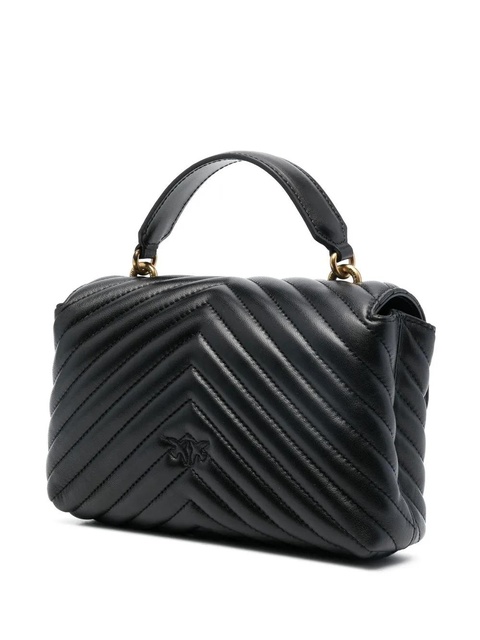 PINKO Love quilted top-handle bag - Black - zdjęcie produktu nr 2