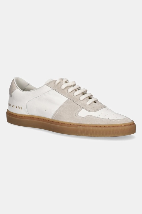 Common Projects sneakersy skórzane Bball Duo Slim damskie kolor beżowy 6194 - zdjęcie produktu nr 1