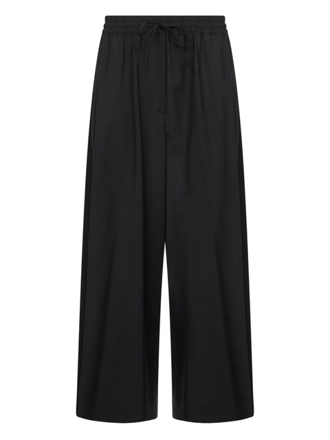 Weekend Max Mara elasticated-waistband trousers - Black - zdjęcie produktu nr 1