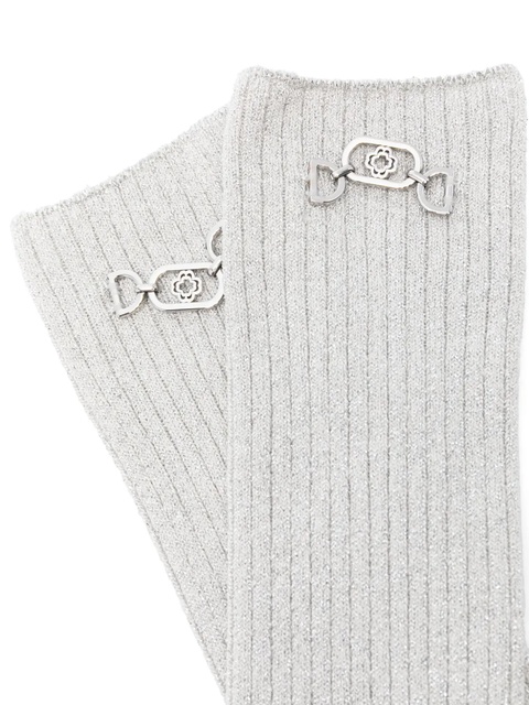 Maje lurex socks - Silver - zdjęcie produktu nr 1